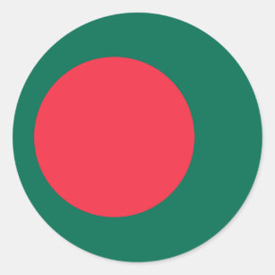Redondo Adesivo de Sinalizador de Bangladesh