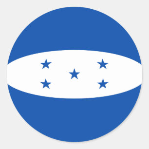 Redondo Adesivo de sinalizador de pesca das Honduras
