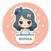 Adesivo de Sophia fofo