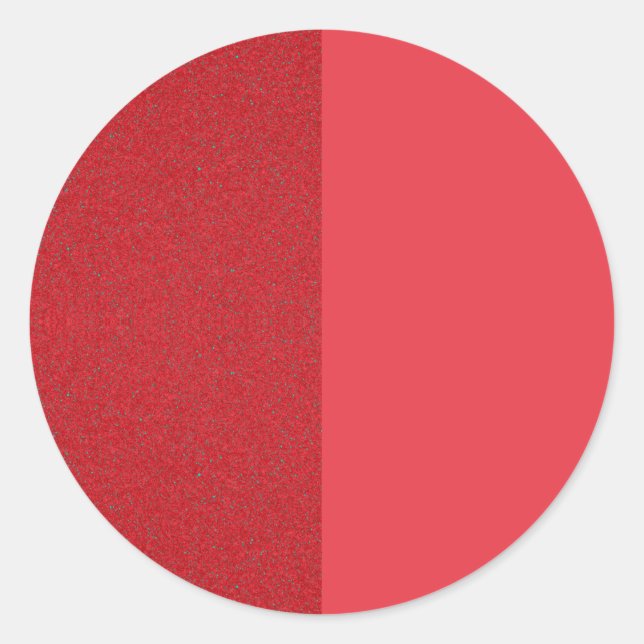 Redondo Adesivo de Textura Tomate Vermelho Partido – Perso (Frente)