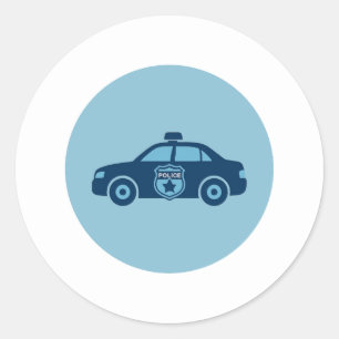 Redondo Adesivo de Viatura Policial
