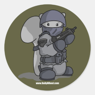 Redondo Adesivo do agente SQRL