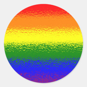 Redondo Adesivo do arco-íris