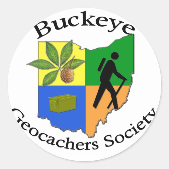 Redondo adesivo do bgs (Frente)