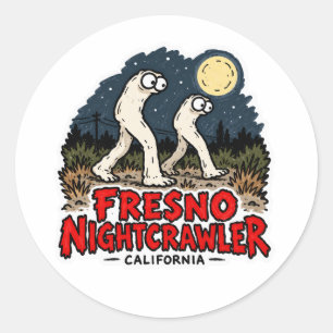 Redondo Adesivo do Cryptid Fresnal Noturno da Califórnia