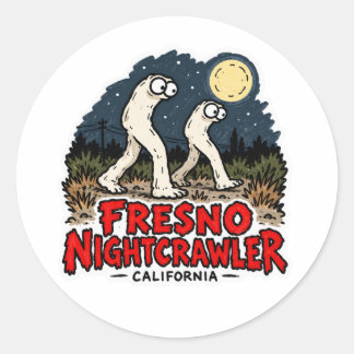 Redondo Adesivo do Cryptid Fresnal Noturno da Califórnia