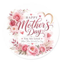 Adesivo do Dia das Mães