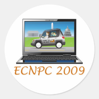 Redondo adesivo do ECNPC 2009