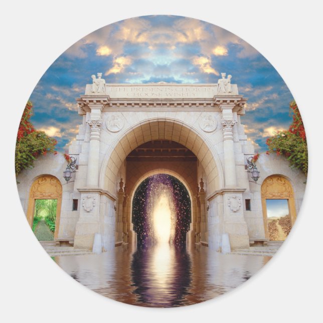 Redondo Adesivo do gateway (Frente)