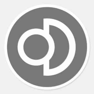 Redondo Adesivo do logotipo Deconbrio