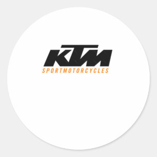 Redondo Adesivo do logotipo Ktm2