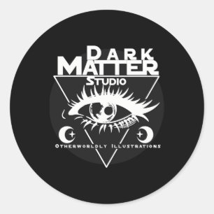 Redondo Adesivo do logotipo oficial do Dark Studio