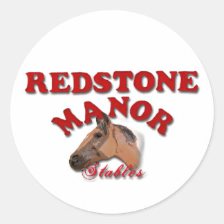 Redondo Adesivo do logotipo RMS