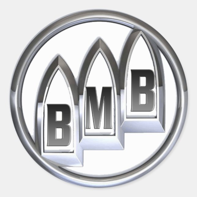 Redondo Adesivo do logotipo Round Buick MacKane (Frente)