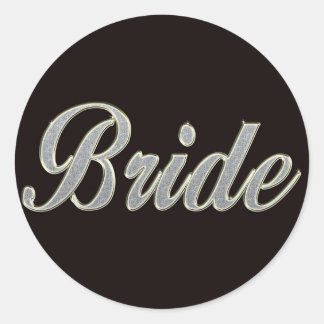 Redondo Adesivo do Orgulho Bride