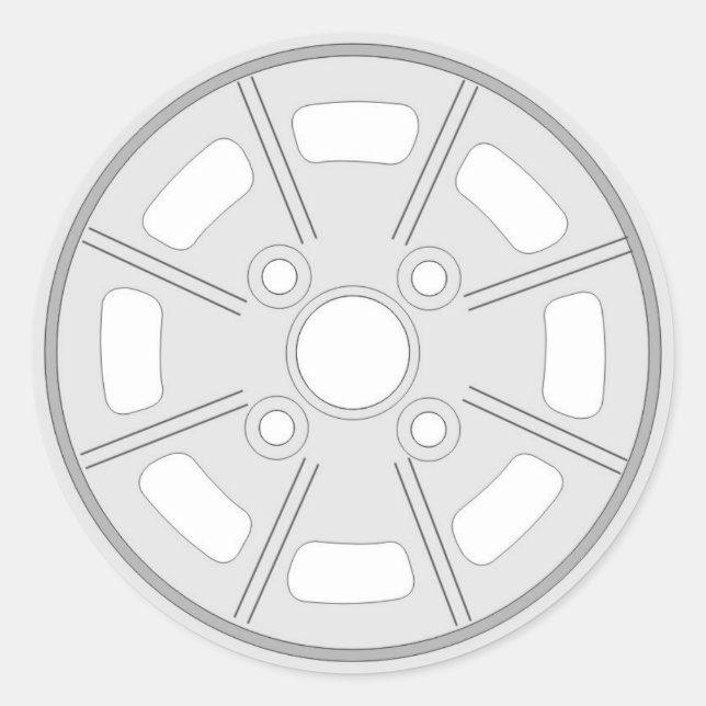 Redondo Adesivo do parafuso do Mahle 4 (Frente)