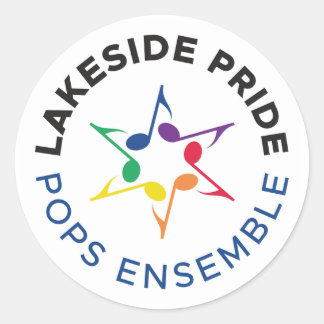 Redondo Adesivo do Pops Ensemble (Logotipo Circular)