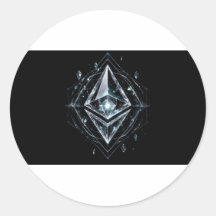 Adesivo do Relíquia de Cristal Ethereum