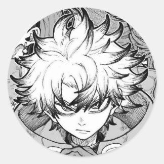 Redondo Adesivo do Rudo Mangá Gachiakuta