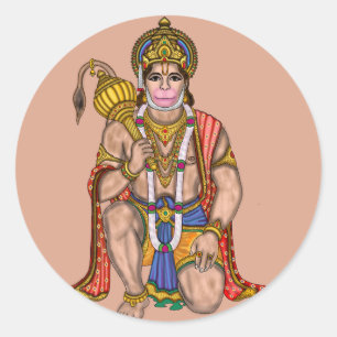 Redondo Adesivo do Senhor Hanuman