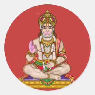 Redondo Adesivo do Senhor Hanuman