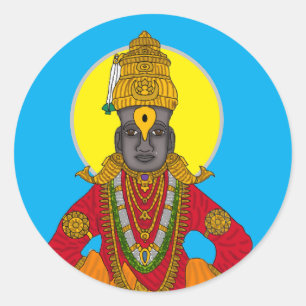 Redondo Adesivo do Senhor Vitthal