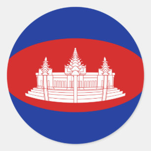 Redondo Adesivo do Sinalizador de Pesca do Camboja