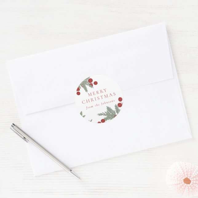 Redondo Adesivo Evergreen Cheer (Envelope)