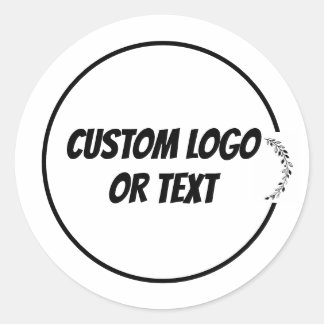 Redondo Adesivo flexível Elegante Personalizado