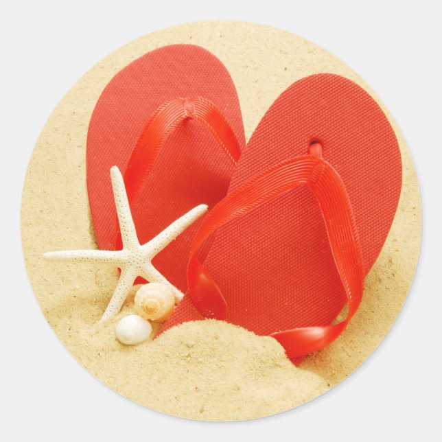 Redondo Adesivo Flip-Flops (Frente)