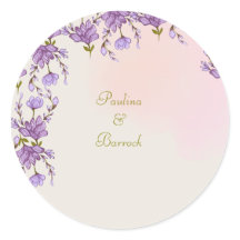 adesivo floral lilás
