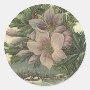 Redondo Adesivo floral vintage