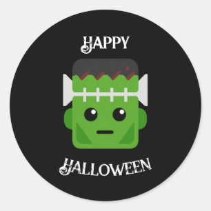 REDONDO ADESIVO FRANKIE FELIZ HALLOWEEN FOFO