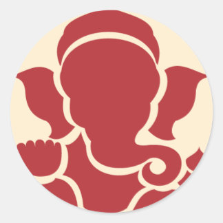 Redondo adesivo ganesha 2