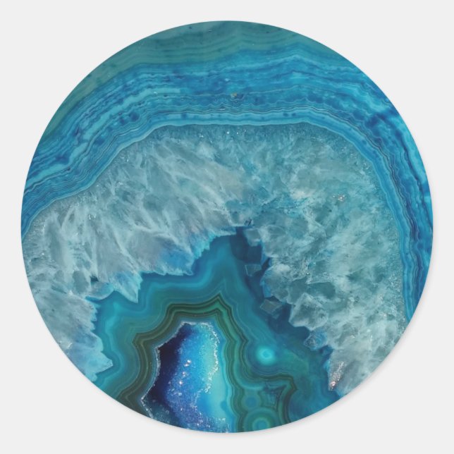 Redondo adesivo geode (Frente)