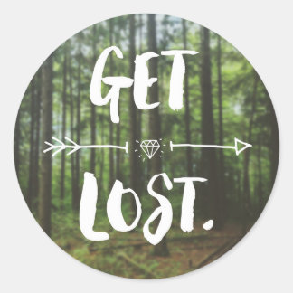 Redondo Adesivo Get Lost (1.0)