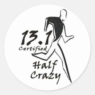 Redondo Adesivo "Half Crazy" masculino