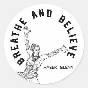 Redondo Adesivo Inspirado em Amber Glenn