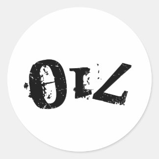 Redondo adesivo invertido