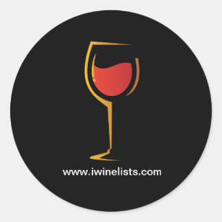 Redondo Adesivo iWineLists 2