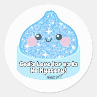 Redondo Adesivo John 3:16 Mystery Dumpling