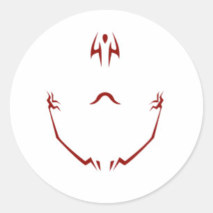 Redondo adesivo jujujutsu kaisen sukuna