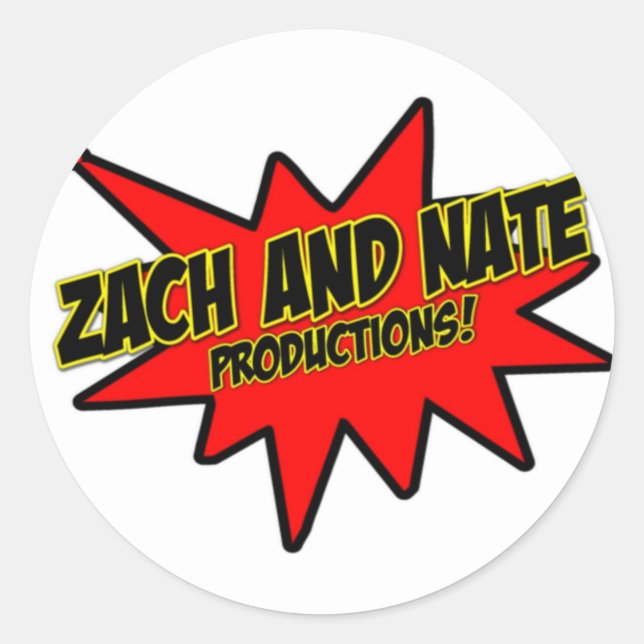 Redondo adesivo kaboom (Frente)