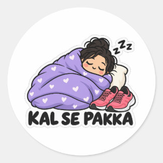 Redondo Adesivo Kal Se Pakka Lazy Burrito