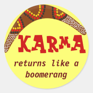 Redondo adesivo Karma