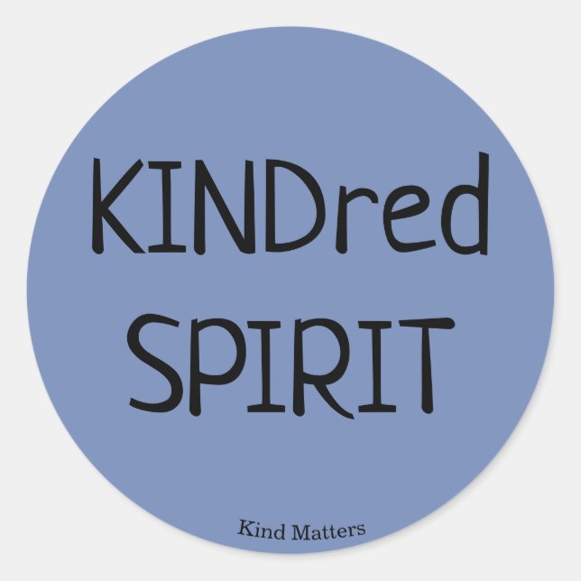 Redondo Adesivo KINDred SPIRIT (Frente)