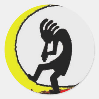 Redondo adesivo kokopelli