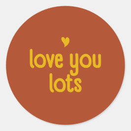 Redondo Adesivo Love You - Bloom & Stick