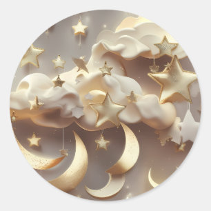 Redondo Adesivo – Luar Celestial Cremoso de Luxo