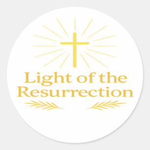 Redondo Adesivo Luz de Cristo para Presentes de Vela Pás